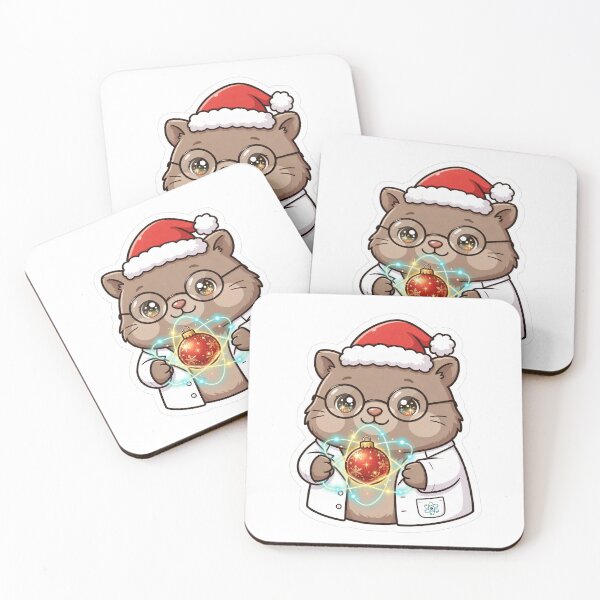 Item preview, Santa Wombat Christmas Atom Bauble Science designed and sold by Wildlife-Walk.