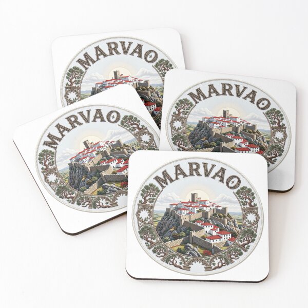 Item preview, Marvao Portugal Alentejo Fortified Hilltop Village Embroidered Patch Sticker designed and sold by Imaginarium of Chaos falcon88 .