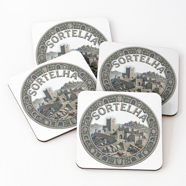 Item preview, Sortelha Portugal Walled Granite Village Castle Embroidered Patch Sticker designed and sold by Imaginarium of Chaos falcon88 .