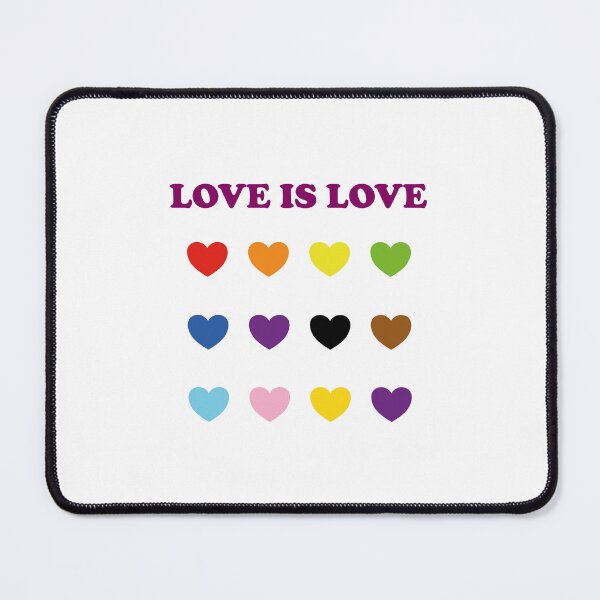 Item preview, Love is Love Rainbow Hearts designed and sold by Inspirationmotivation.