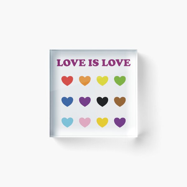 Item preview, Love is Love Rainbow Hearts  designed and sold by Inspirationmotivation.