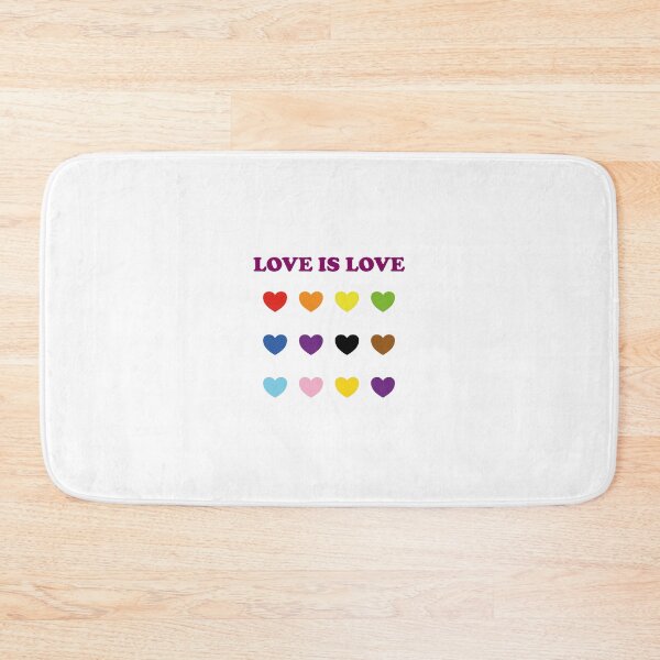 Item preview, Love is Love Rainbow Hearts  designed and sold by Inspirationmotivation.