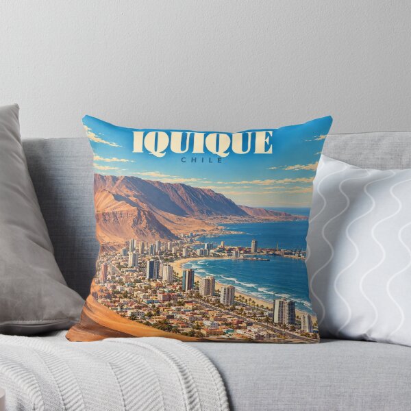 Item preview, Iquique Vintage Chilean Coastal City Art designed and sold by MichaeIRellov.
