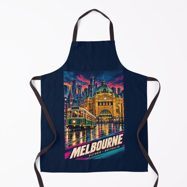 Aperçu de l'œuvre Melbourne - Australie créée et vendue par GoodOldVintage.