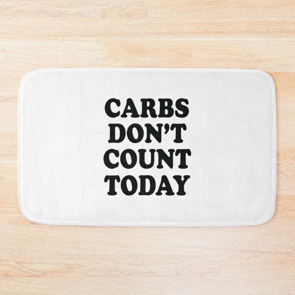 Item preview, Carbs Don't Count Today, Funny Thanksgiving designed and sold by CloudyPress.