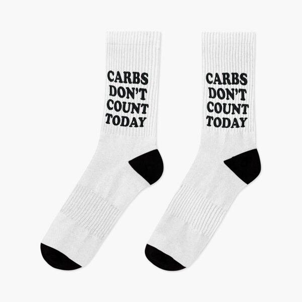 Item preview, Carbs Don't Count Today, Funny Thanksgiving designed and sold by CloudyPress.