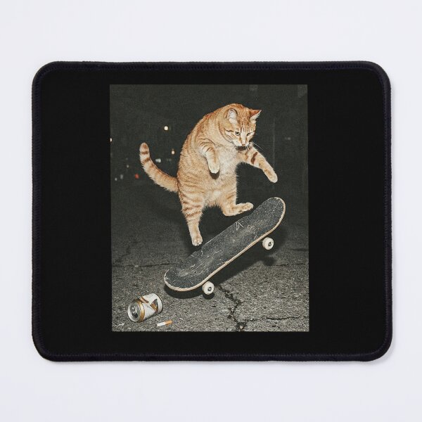 Item preview, Skateboarding Cat Vintage Meme designed and sold by studio-ssaam.