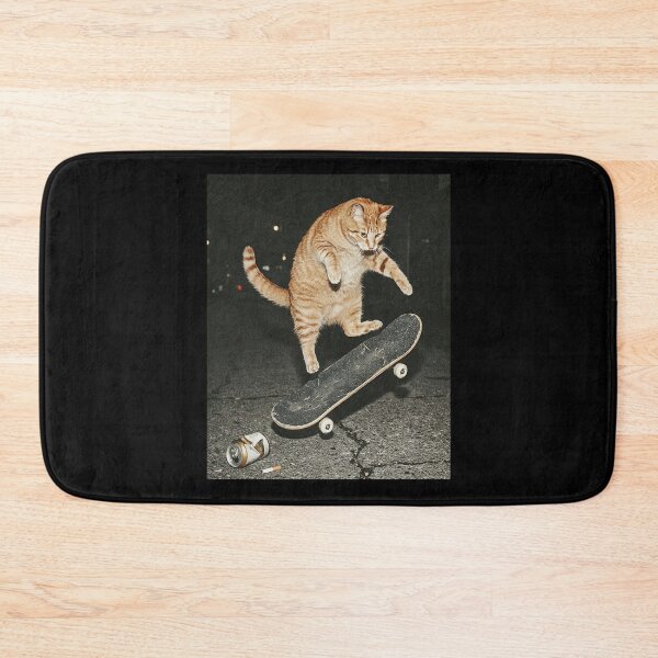 Item preview, Skateboarding Cat Vintage Meme designed and sold by studio-ssaam.