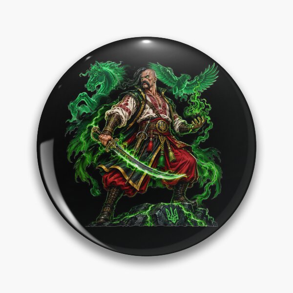 Item preview, Legendary Cossack Kharakternyk Dark Fantasy Magic designed and sold by ValhallaHub.