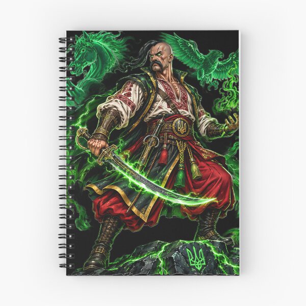 Item preview, Legendary Cossack Kharakternyk Dark Fantasy Magic designed and sold by ValhallaHub.