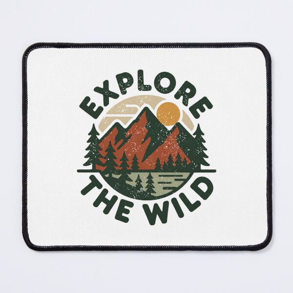 Item preview, Retro Explore The Wild - Vintage Distressed Mountain and Pine Forest Badge - Outdoor Adventure Graphic designed and sold by cannsuh.