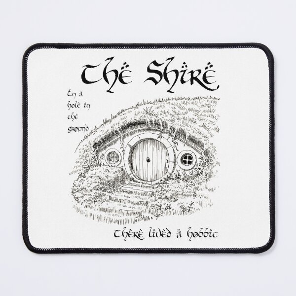 Item preview, LOTR The Shire, Hobbit Lord of The Rings Aesthetic Inspired Drawing designed and sold by cherrywstore.