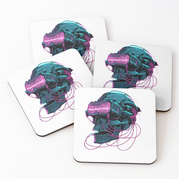 Item preview, VR Cyber Skull – Virtual Reality Cyberpunk designed and sold by Artdavesalzburg.