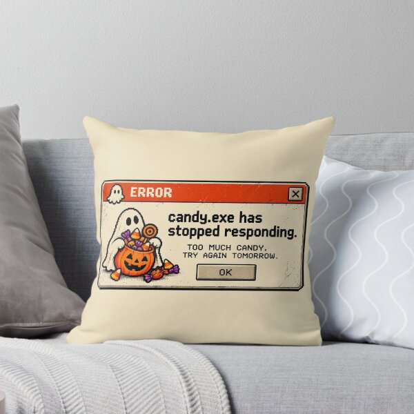 Item preview, Candy.exe Has Stopped Responding Halloween designed and sold by Furflix.