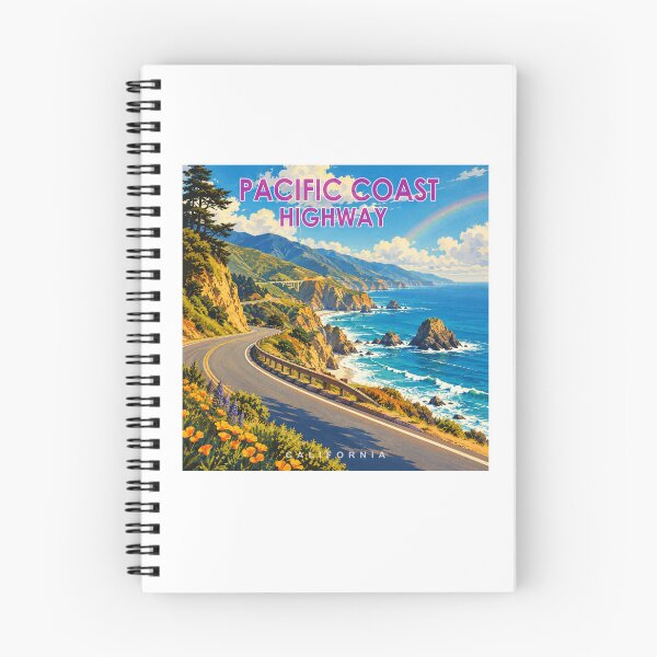 Artikelvorschau, Pacific Coast Highway Rainbow entworfen und verkauft von Esskay Designs.