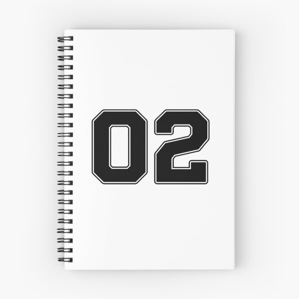 Item preview, 02 | Jersey Number 02 | Shirt Number 02 (Black) designed and sold by STUDIO-72.