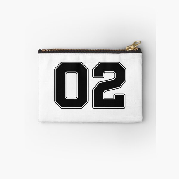 Artikelvorschau, 02 | Trikotnummer 02 | Shirtnummer 02 (Schwarz) entworfen und verkauft von STUDIO-72.