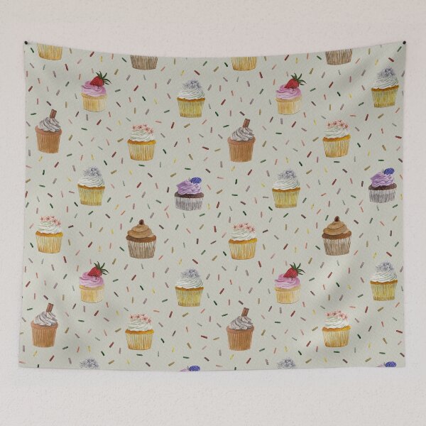 Item preview, Cupcakes Pattern designed and sold by Lauren Ullrich.