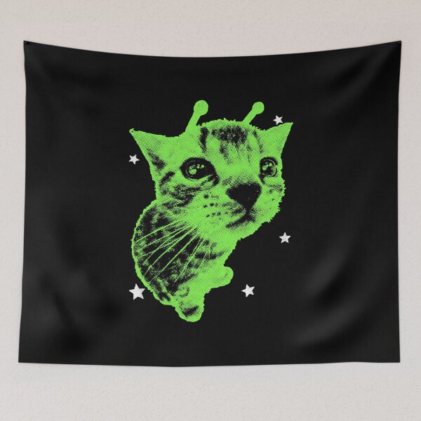 Item preview, Glorp Alien Cat Funny Meme designed and sold by studio-ssaam.