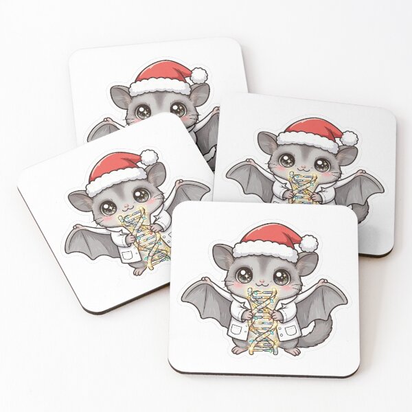 Item preview, Santa Sugar Glider Christmas DNA Lights designed and sold by Wildlife-Walk.