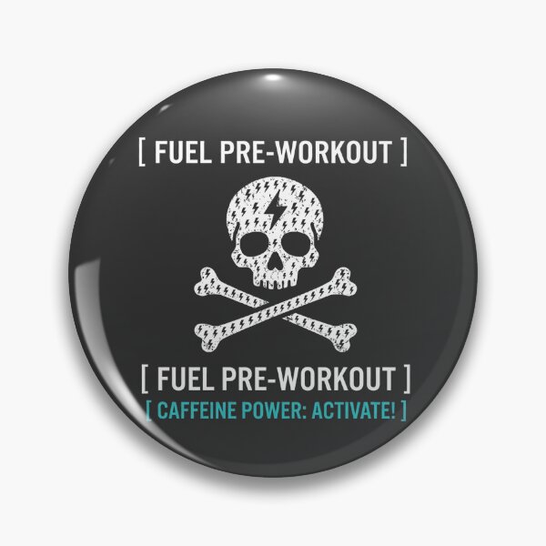 Artikelvorschau, Fuel Pre-Workout – Koffein-Power-Aktivierung Totenkopf-Grafikdesign entworfen und verkauft von Magnonidesign.