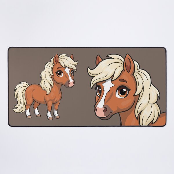 Item preview, A chibi-style drawing of the Aenos Horse designed and sold by Cheval-de-coeur.