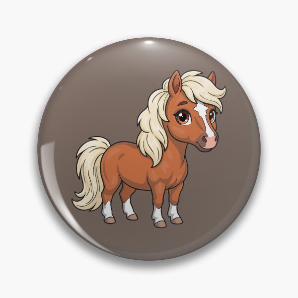Item preview, A chibi-style drawing of the Aenos Horse designed and sold by Cheval-de-coeur.