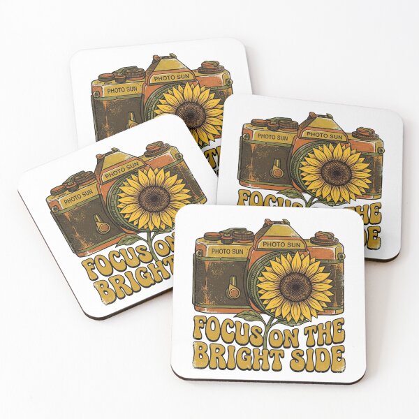 Item preview, Retro Sunflower Camera Focus Bright Side Art designed and sold by Sanan Israyilli.