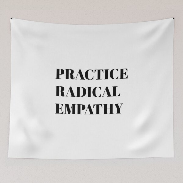 Aperçu de l'œuvre Pratiquer l'empathie radicale créée et vendue par Inspirationmotivation.