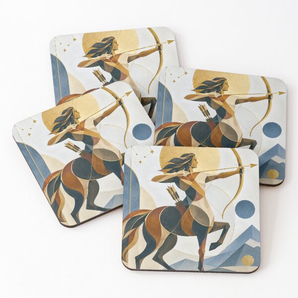 Item preview, Sagittarius Zodiac Illustration – Colourful Astrological Art designed and sold by GalleryKauffeld.