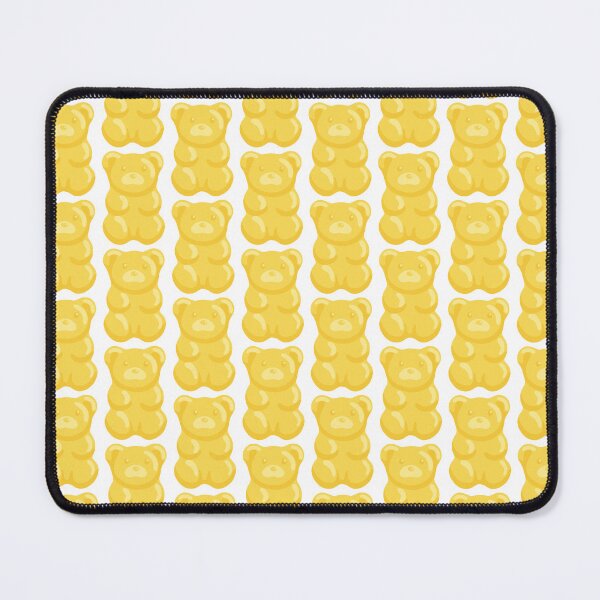 Item preview, Yellow Gummy Bear Sweet Illustration designed and sold by The Home Of Pink Peach.