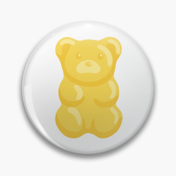 Item preview, Yellow Gummy Bear Sweet Illustration designed and sold by The Home Of Pink Peach.