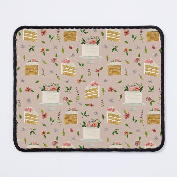 Item preview, Floral Birthday Cakes Pattern designed and sold by Lauren Ullrich.
