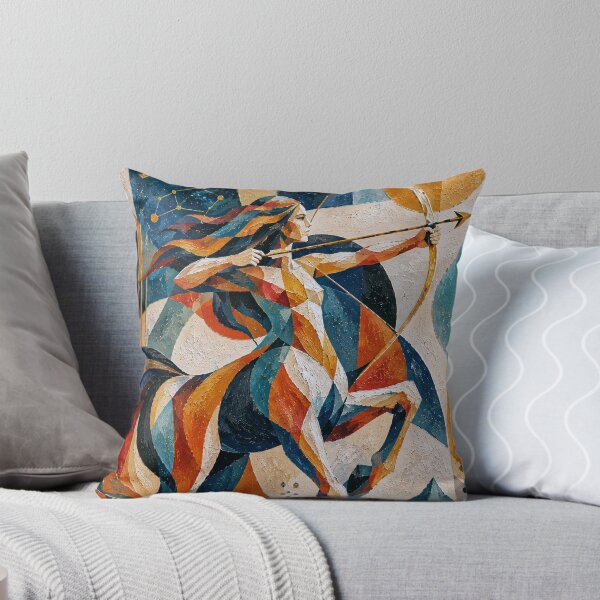 Item preview, Sagittarius Zodiac Painting – Colourful Astrological Art designed and sold by GalleryKauffeld.