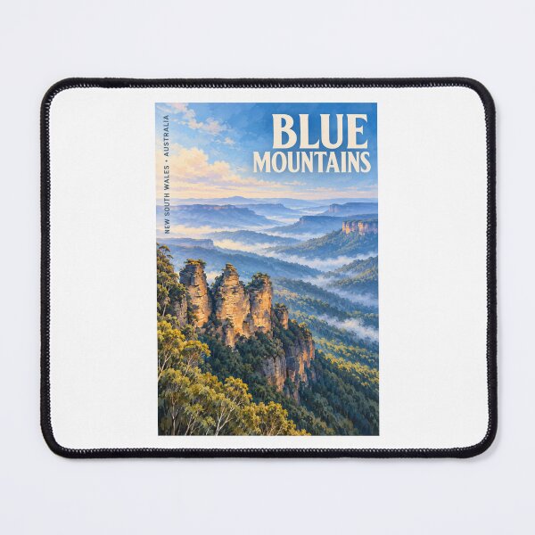 Item preview, Blue Mountains - Australia designed and sold by GoodOldVintage.
