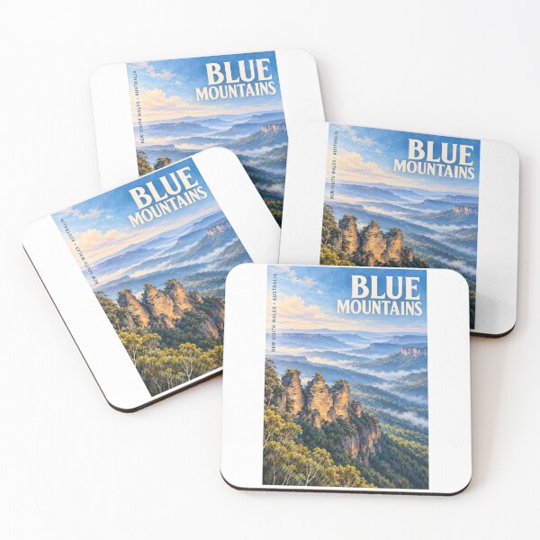 Item preview, Blue Mountains - Australia designed and sold by GoodOldVintage.