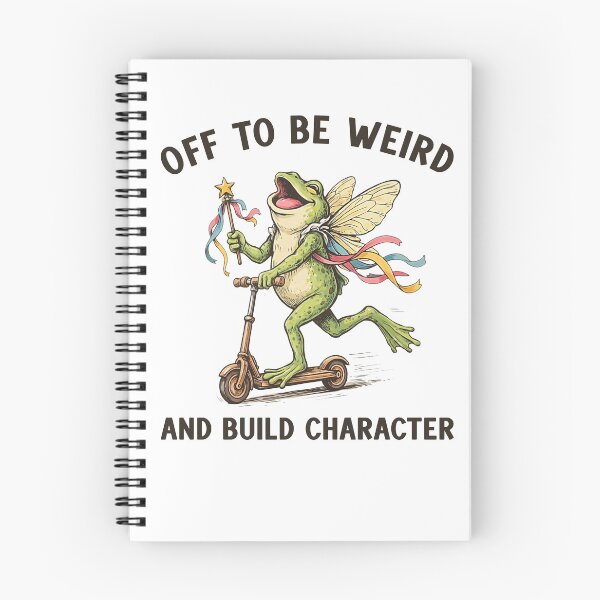 Item preview, Off to be Weird and Build Character Frog Meme designed and sold by studio-ssaam.
