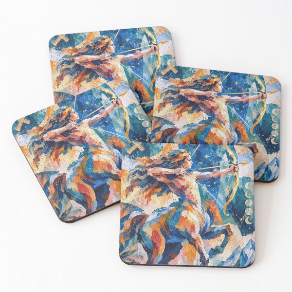 Item preview, Sagittarius Astrology Painting – Unique Zodiac Wall Decor designed and sold by GalleryKauffeld.