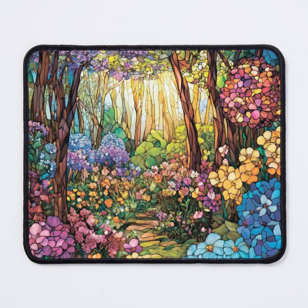 Item preview, Colorful flowers in the forest. designed and sold by MagelliShop.