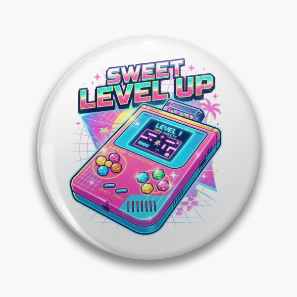 Item preview,  Retro Synthwave Gamebit Sweet Level Up Art designed and sold by Sanan Israyilli.