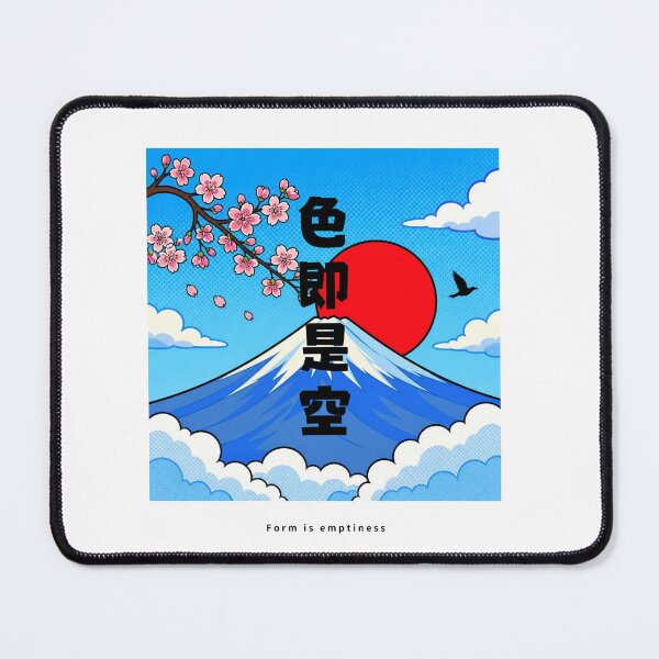Artikelvorschau, Shiki Soku Ze Kuu - Form Is Emptiness | Pop Art Mount Fuji | Japanese Design entworfen und verkauft von JapanMemoir.