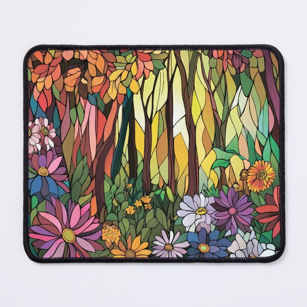 Item preview, Colorful flowers in the forest. designed and sold by MagelliShop.