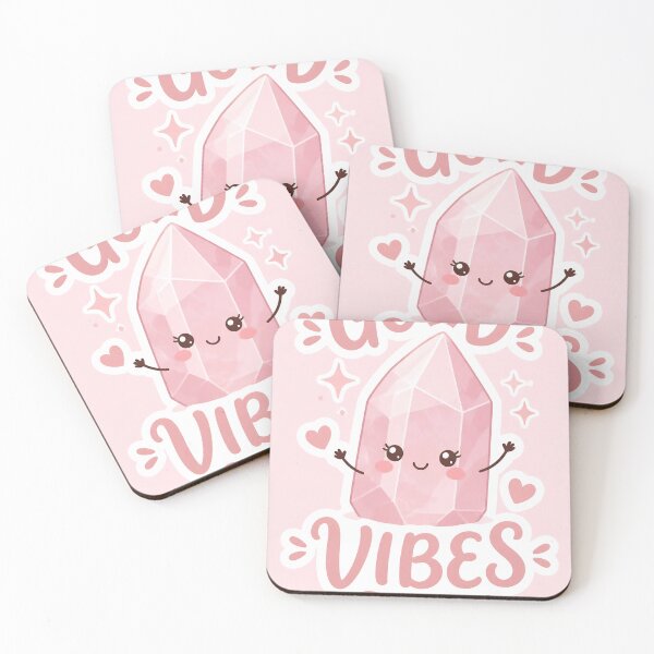Item preview, Cute Pink Crystal Good Vibes designed and sold by JC Art Creations.