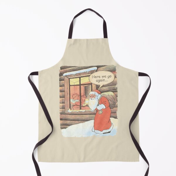 Item preview, Here We Go Again Funny Vintage Santa Christmas Meme. designed and sold by EunsooLee.