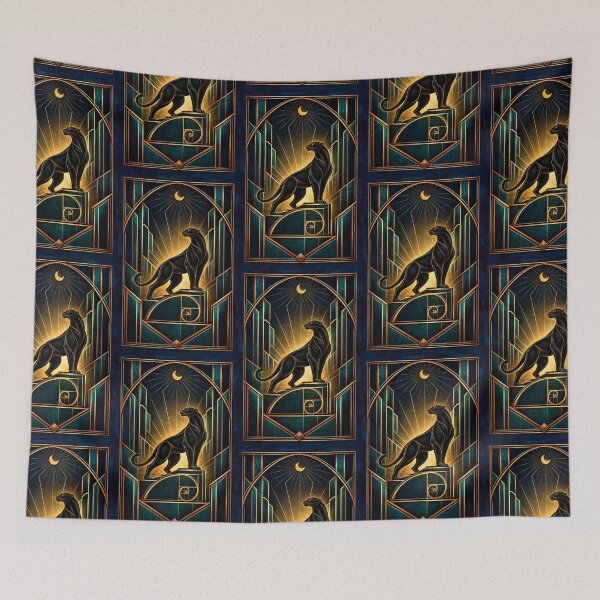 Item preview, Art deco golden spiral designed and sold by saranagliccuris.