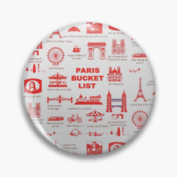 Item preview, Paris Bucket List designed and sold by Aise06.
