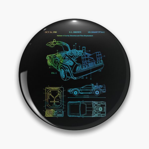 Artikelvorschau, DeLorean-Zeitmaschine-Patent entworfen und verkauft von raymons-tgerm.