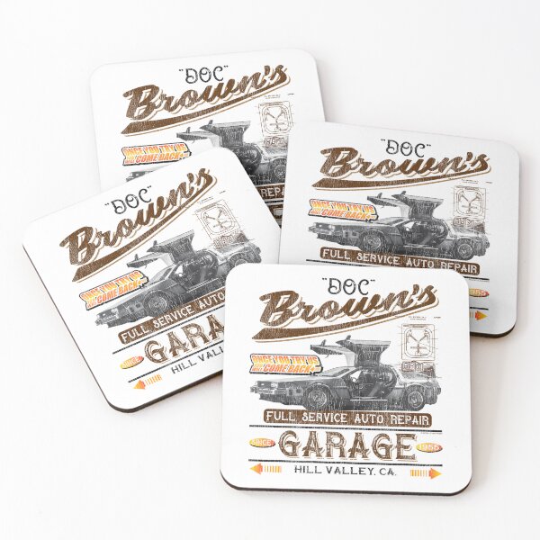 Item preview, Doc Brown'S Auto Repair Garage Delorean Car Lts( Ucs Llc And Amblin) designed and sold by raymons-tgerm.