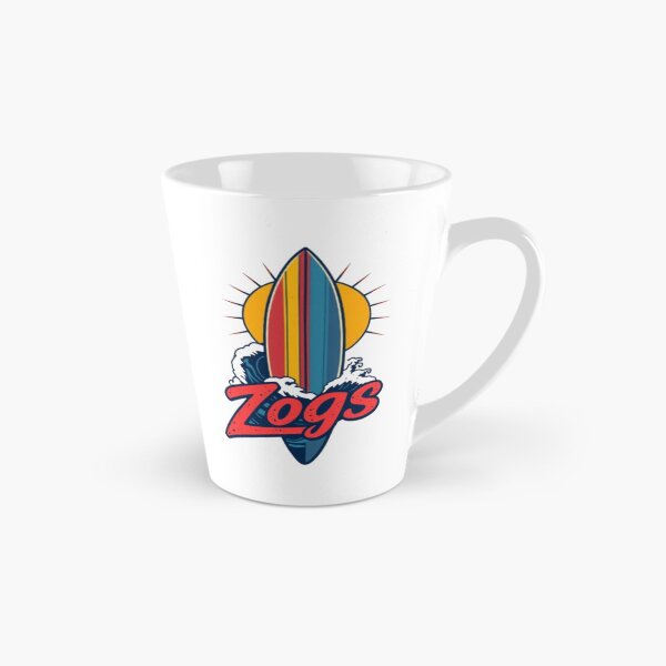 Item preview, Mr Zogs Colorful Surfboard Stripes and Waves | Retro Surfing Art designed and sold by MystiColo.