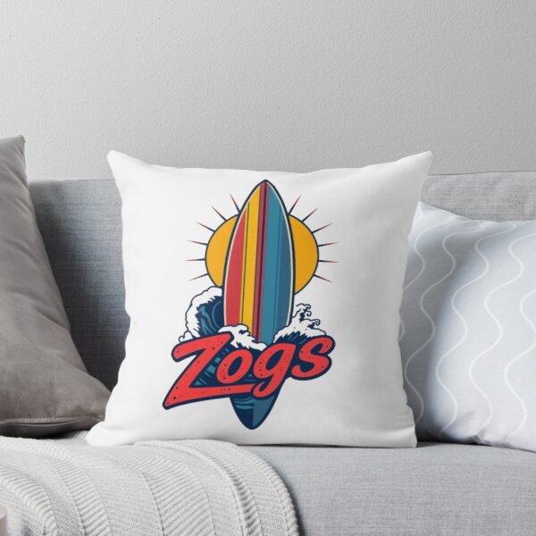 Item preview, Mr Zogs Colorful Surfboard Stripes and Waves | Retro Surfing Art designed and sold by MystiColo.